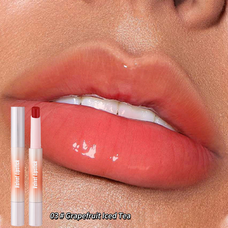 Velvet Air Matte Finish Lipstick No Stain On Cup